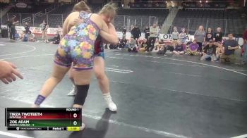 W 200 lbs Round 1 (4 Team) - Tirza Twoteeth, Montana vs Zoe Adam, North Carolina