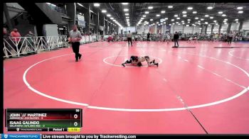 56 lbs Rd# 5- 3:45pm Friday Final Pool - John `JJ` Martinez, Agression Legionaries vs Isaias Galindo, Oklahoma Outlaws Red