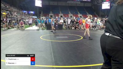 126 lbs Cons 64 #2 - Tyler Fleshman, Washington vs Ty Reeves, Colorado