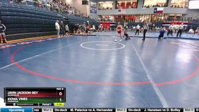 132 lbs Quarterfinal - Kiowa Vines, Thompson vs Javin Jackson-Bey, Allen Blue