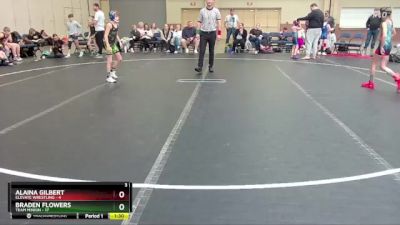 64 lbs Round 3 (8 Team) - Braden Flowers, Team Minion vs Alaina Gilbert, Elevate Wrestling