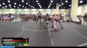 126 lbs Round 3 (8 Team) - Phoenix Krauth, Deland Bulldogs vs Talon Maple, Funky Monkey