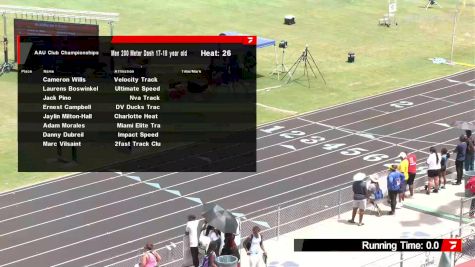 Youth Boys' 200m, Semi-Finals 26 - Age 17-18