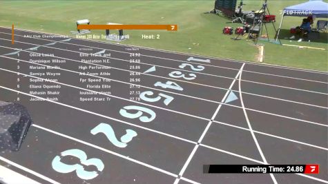 Youth Girls' 200m, Semi-Finals 3 - Age 17-18