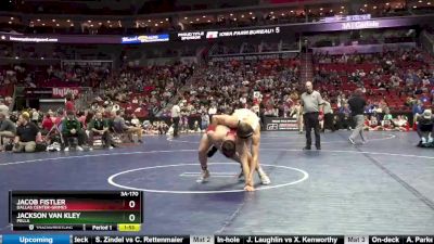 3A-170 lbs Champ. Round 2 - Jacob Fistler, Dallas Center-Grimes vs Jackson Van Kley, Pella