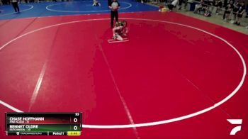 93 lbs Semis & 1st Wrestleback (8 Team) - Bennet Oldre, Hutchinson vs Chase Hoffmann, Pine Island