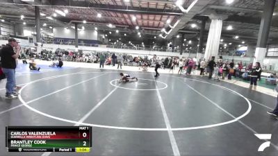 53 lbs 5th Place Match - Brantley Cook, Prince George vs Carlos Valenzuela, Guerrilla Wrestling (GWA)