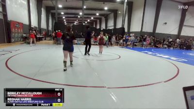 135 lbs Round 3 - Berkley McCullough, Tri Cities Wrestling Club vs Reghan Harris, Alaska Battle Cats Wrestling Club