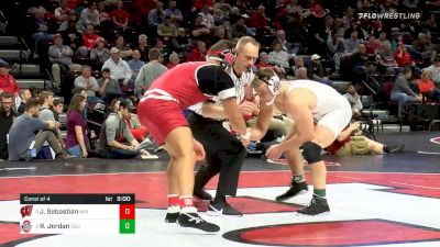 184 lbs Consolation - Johnny Sebastian, Wisconsin vs Rocky Jordan, Ohio State