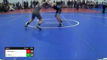 138 lbs Finals (2 Team) - Ian Mathuse, BLACKHAWK WC vs Redding Perry, GREAT NECK WC - GREEN