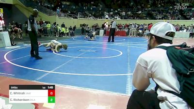 84 lbs Round Of 16 - Camden Whitnah, Unattached vs Cale Richardson, Oklahoma Wrestling Academy