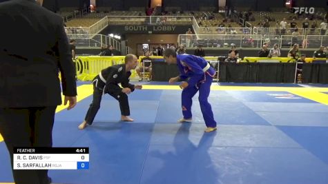 ROBERT C. DAVIS vs SHERVIN SARFALLAH 2024 Pan Jiu Jitsu IBJJF Championship