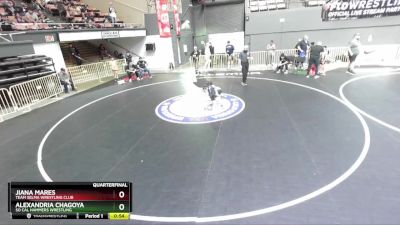 59-64 lbs Quarterfinal - Alexandria Chagoya, So Cal Hammers Wrestling vs Jiana Mares, Team Selma Wrestling Club