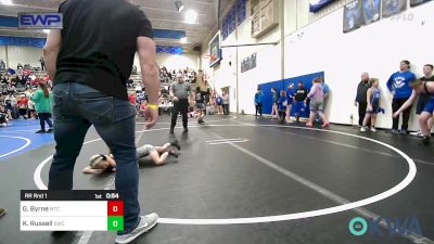 37-40 lbs Rr Rnd 1 - Genesis Byrne, Miami Takedown Club vs Kimber Russell, Salina Wrestling Club