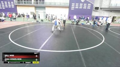 182 lbs Cons. Round 1 - Eden Winkelmeir, MO vs Will Wise, ID