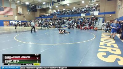 145lbs Champ. Round 1 - Dakota Jimmie, Mount Baker (Girls) vs Daniela Prince-Letourneau, Westview