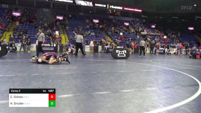 87 lbs Consy 2 - Connor Sidney, Hollidaysburg vs Harrison Snyder, Glendale