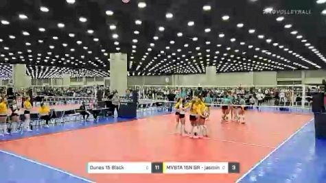 Dunes 15 Black vs MVBTA 15N GR - jasmine - 2022 JVA World Challenge presented by Nike - Expo Only