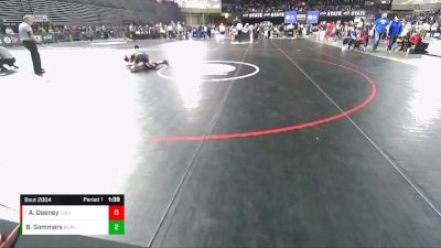 2A 106 lbs Champ. Round 1 - Aidan Deeney, Columbia River vs Ben Sommers, Burlington-Edison