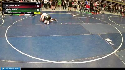 120 lbs Cons. Round 2 - Colter Rowley, Delta Wrestling Club vs Caden Avery, WESTLAKE