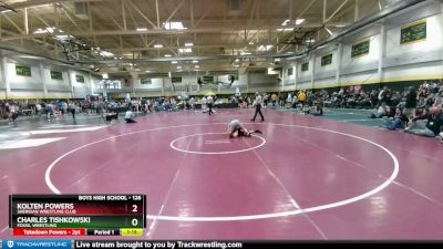 126 lbs Champ. Round 2 - Kolten Powers, Sheridan Wrestling Club vs Charles Tishkowski, Fossil Wrestling