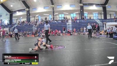 65 lbs Round 2 (8 Team) - Jodeci Gutierrez, Takedown Elite vs Koa Cu, Oklahoma Stealth