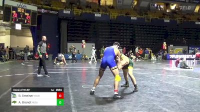 184 lbs Consi Of 16 #2 - Braden Smelser, CSU-Bakersfield vs Aidan Brenot, ND State