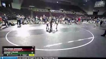 45 lbs Round 5 (10 Team) - Wolfgang Zimmerer, Black Fox Wrestling Academy vs Dominic Collins, Team Utah