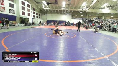 170 lbs Champ. Round 2 - Madison Patrick, McKendree University vs Jaclyn Daley, Baker University