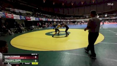157 lbs Placement (16 Team) - Teracqus Young, St. Andrews University vs Gavin O`connor, Rowan College Of South Jersey