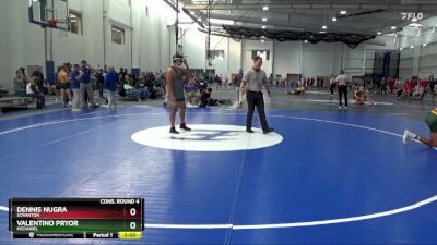 184 lbs Cons. Round 4 - Dennis Nugra, Scranton vs Valentino Pryor, McDaniel