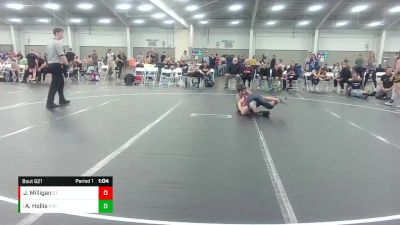 92-96 lbs Round 3 - Aiden Hollis, VA Team Predator vs Jt Milligan, Summerville Takedown