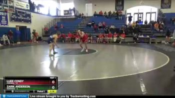 157 lbs Round 2 (4 Team) - Zarik Anderson, Dubuque vs Luke Condy, Central