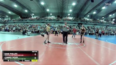 115 lbs Champ. Round 1 - Corben Wood, Sedalia Youth Wrestling Club-AAA vs Dane Phillips, Marceline Kids Wrestling Club