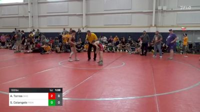 102 lbs Pools - Adrian Torres, Ohio Gold vs Salavatore Colangelo, Front Royal W.C.