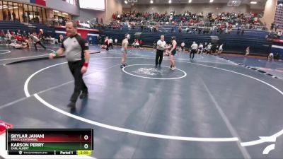 144 lbs Cons. Quarter - Karson Perry, Carl Albert vs Skylar Jahani, Frisco Centennial