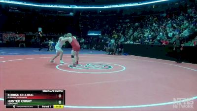 215-4A 5th Place Match - Hunter Knight, Longmont vs Kodiak Kellogg, Glenwood Springs