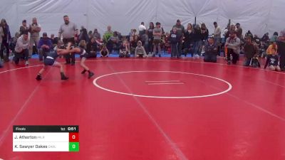 50 lbs Final - Jase Atherton, Milroy vs Kevin Sawyer Oakes, Carlisle