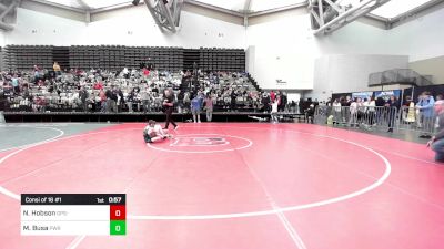 77-J lbs Consi Of 16 #1 - Nick Hobson, GPS Wrestling Club vs Matteo Busa, Pennridge K-8