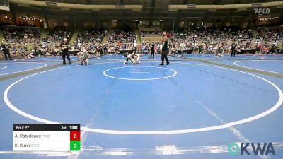 110 lbs Round Of 16 - Aiden Robideaux, Prodigy Elite vs Kade Runk, Sperry Wrestling Club