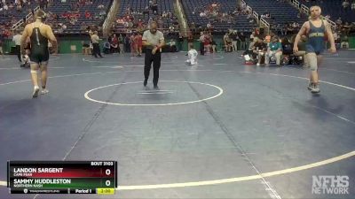 3A 220 lbs Champ. Round 1 - Landon Sargent, Cape Fear vs Sammy Huddleston, Northern Nash