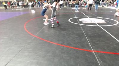 70-77 lbs Semifinal - Jerrica Brain, Hoquiam Jr. Grizzly Wrestling Club vs Ella Greenwood, Twin City Wrestling Club