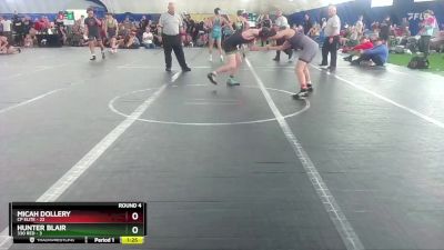 132 lbs Round 4 (8 Team) - Micah Dollery, CP Elite vs Hunter Blair, 330 Red