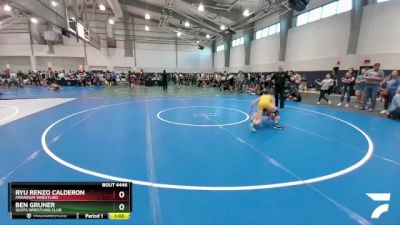 106 lbs Champ. Round 2 - Ben Gruner, Scots Wrestling Club vs Ryu Renzo Calderon, Paradigm Wrestling