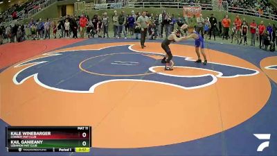 108 lbs Cons. Round 4 - Kale Winebarger, Cowboy Mat Club vs Kail Ganieany, Lebanon Mat Club