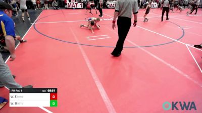 70 lbs Quarterfinal - Slade Davis, Clinton Youth Wrestling vs Aceyn Marr, Newkirk Takedown