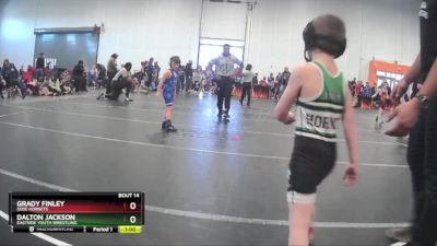 56 lbs Round 1 - Grady Finley, Dixie Hornets vs Dalton Jackson, Eastside Youth Wrestling