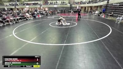 107 lbs Round 1 (4 Team) - Brock Needham, Holmen vs Colton Koss, Gale-Ett.-Tr./Mel.-Min.