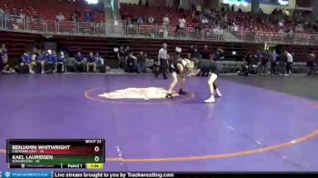 120 lbs Round 6 (8 Team) - Benjamin Whitwright, Cheyenne East vs Kael Lauridsen, Bennington