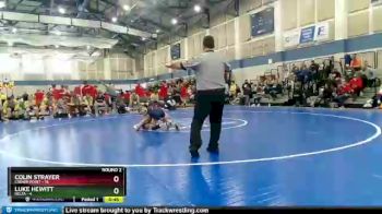 95 lbs Round 2 (4 Team) - Colin Strayer, Crown Point vs Luke Hewitt, Delta